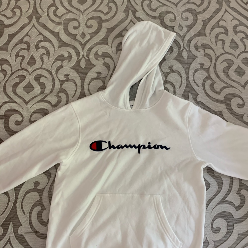 TWO HOODIES! White and Black. Boys Medium.